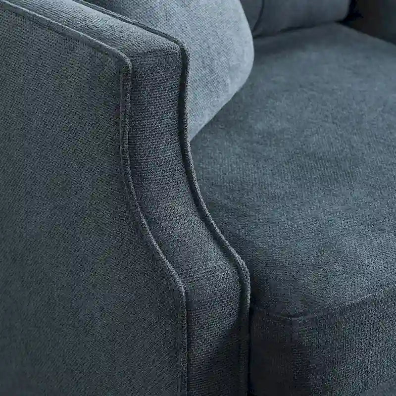 Dwumiejscowa sofa z wodoodporną tkaniną, portami USB do ładowania i poduszkami lędźwiowymi