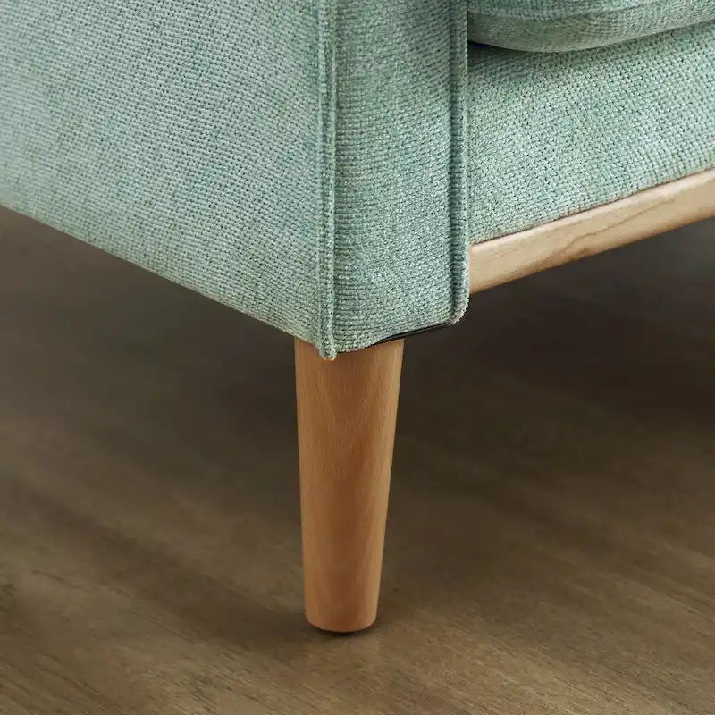 Dwumiejscowa sofa z wodoodporną tkaniną, portami USB do ładowania i poduszkami lędźwiowymi