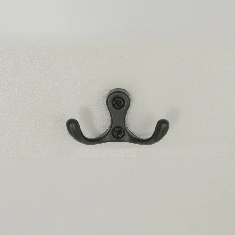 Wieszak do przedpokoju 119 cm z 3 haczykami, ławką ze schowkiem, 2 szufladami i 2 drzwiczkami szafki